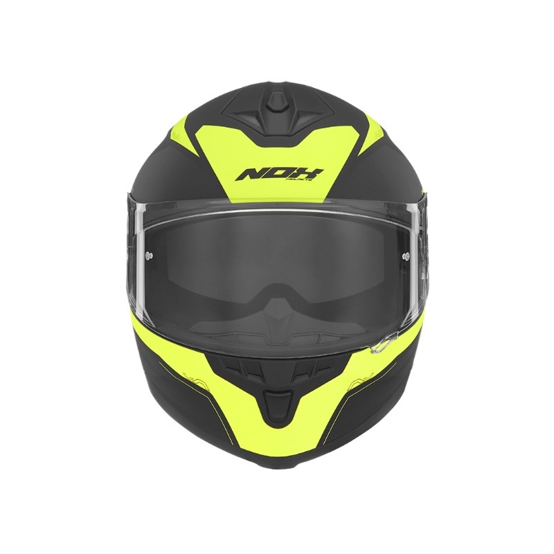 Integrální přilba na motorku NOX N302 Shape černo-žlutá výprodej