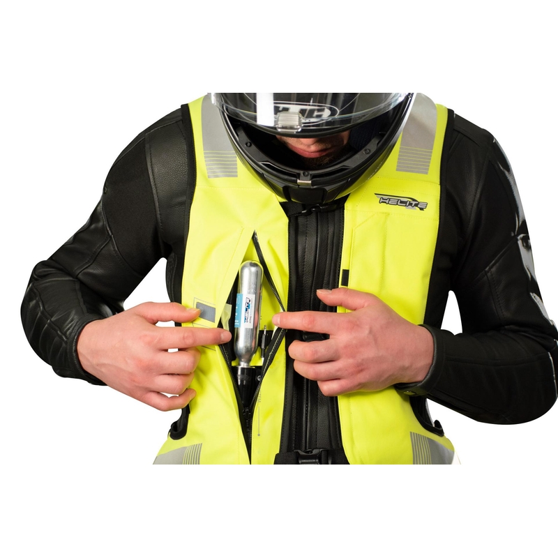 Elektrooniline turvavest HELITE e-Turtle fluo kollane