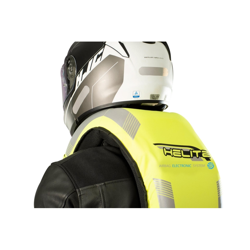 Elektrooniline turvavest HELITE e-Turtle fluo kollane