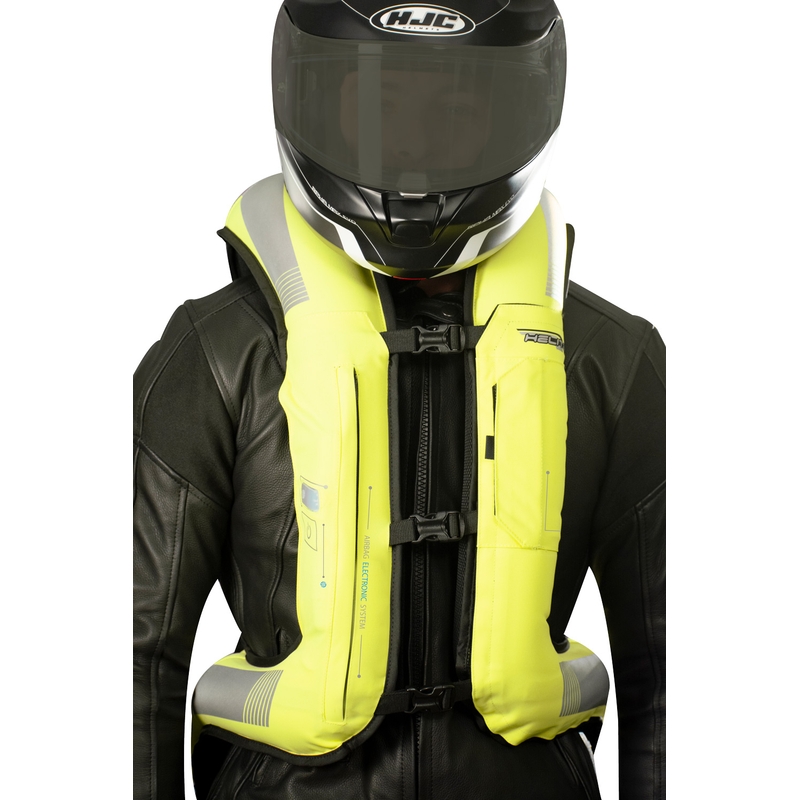 Elektrooniline turvavest HELITE e-Turtle fluo kollane