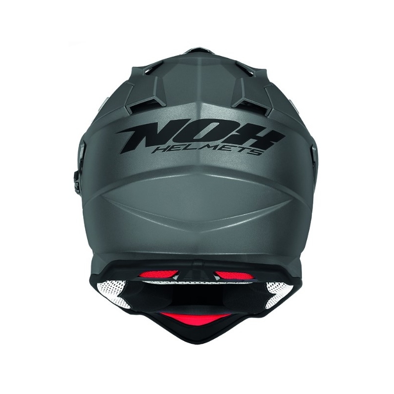Enduro kiiver NOX N312 hõbedane