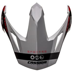 Cassida Tour 1.1 Spectre kiivri visiir must-hall-punane