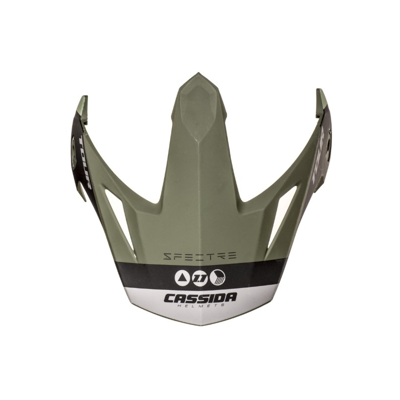 Cassida Tour 1.1 Spectre kiivri visiir must-hallikas-roheline