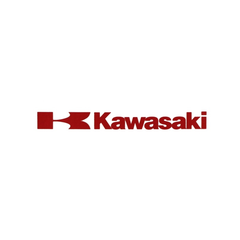Kawasaki kleebis punane