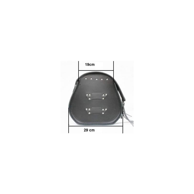 Chopper RSA-9B nahast mootorratta kohver