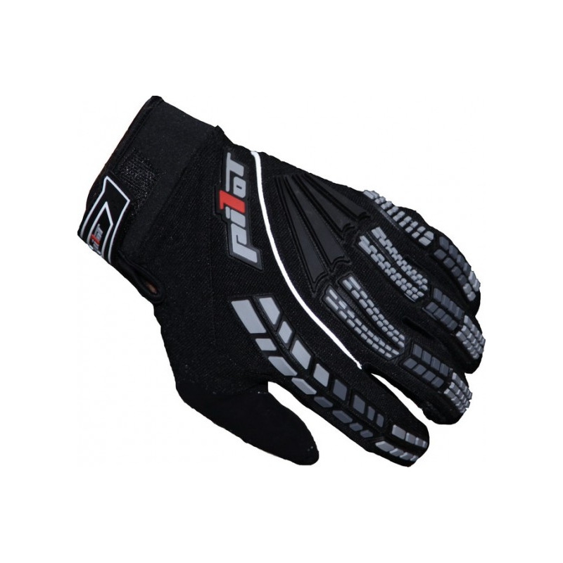 Laste mx kindad mootorratta Pilot mustad