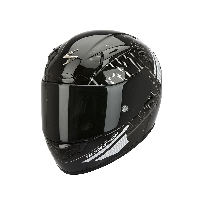 Integrální přilba Scorpion EXO-2000 Ipsum černo-bílá výprodej